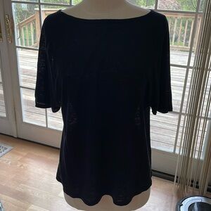 Joie Mishae Top Caviar Black Small.  NWT
